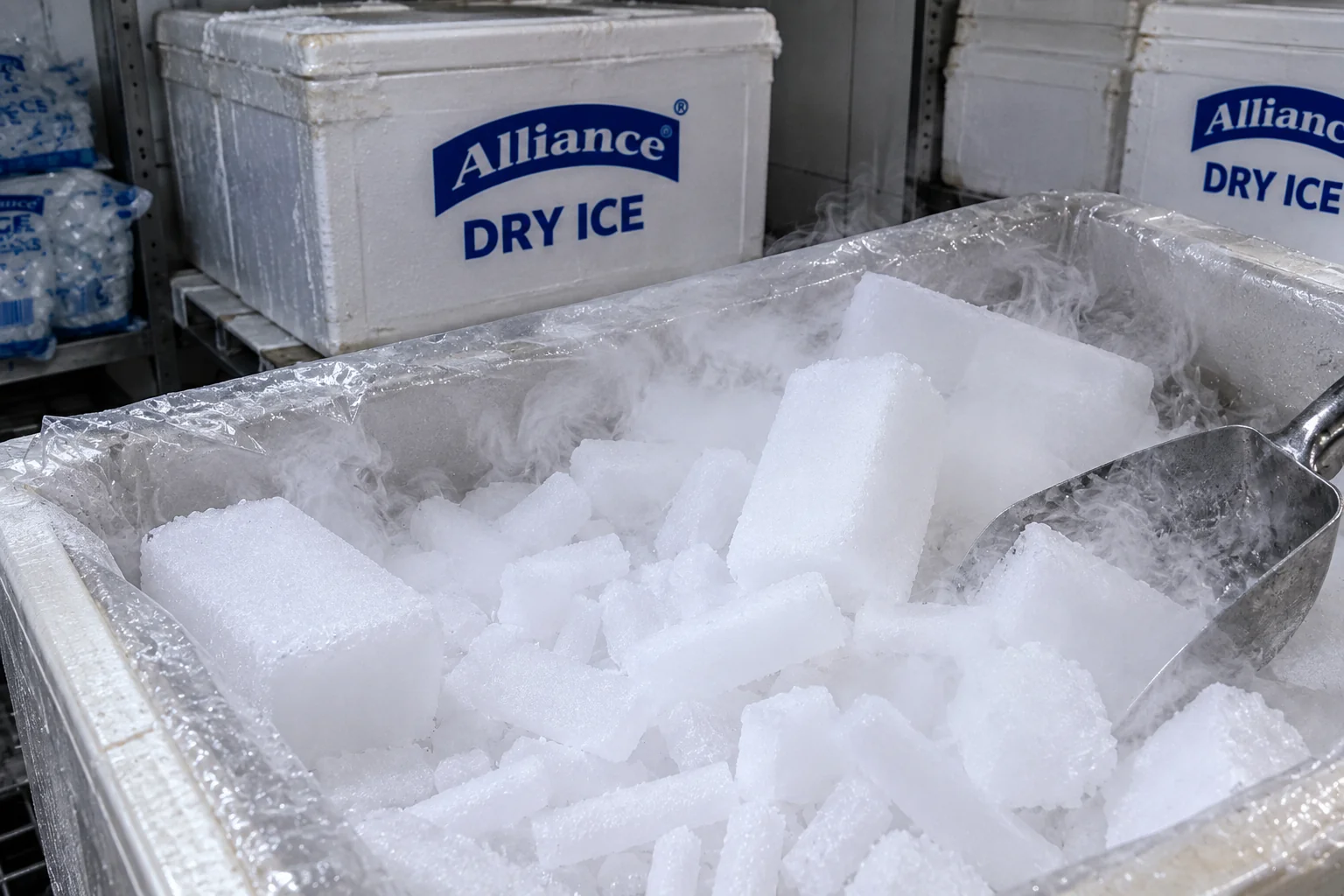 Dry ice